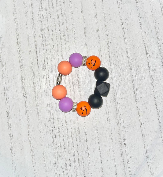 Black, Purple & Jack-O-Orange | Cup Charm