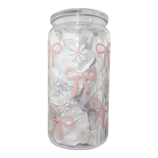 #4518 Pink Bows & Daisies
