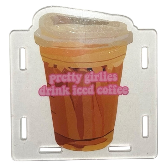 #5001 Pretty Girlies Drink Iced Coffee