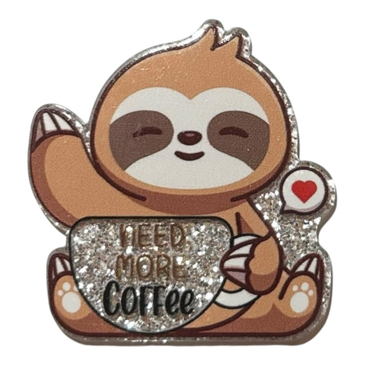 #6027 Sloth - Need More Coffee