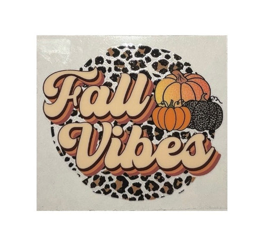 #1028 Fall Vibes Pumpkins - Decal