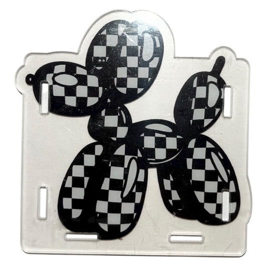 #5014 Checkered Balloon Dog