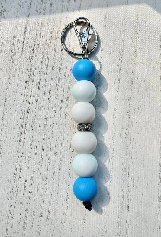 Blue Swirl | Keychain