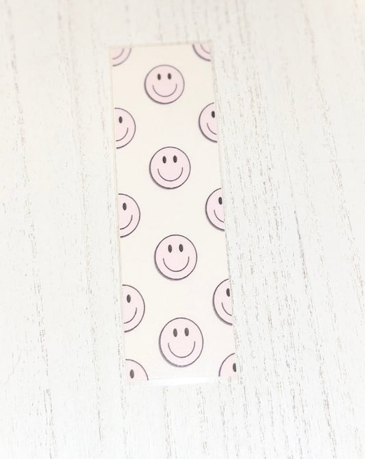 Pink Smiley | Bookmark