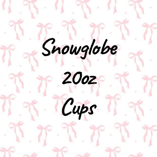 20oz Snow Globe