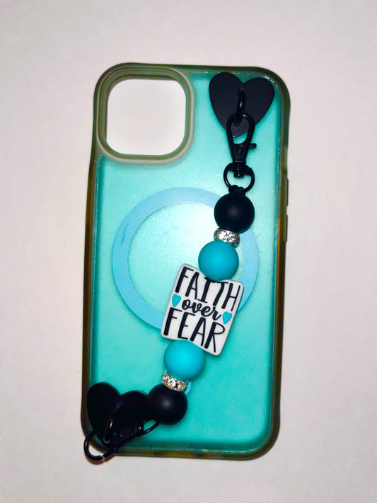 Faith Over Fear | Phone Charm