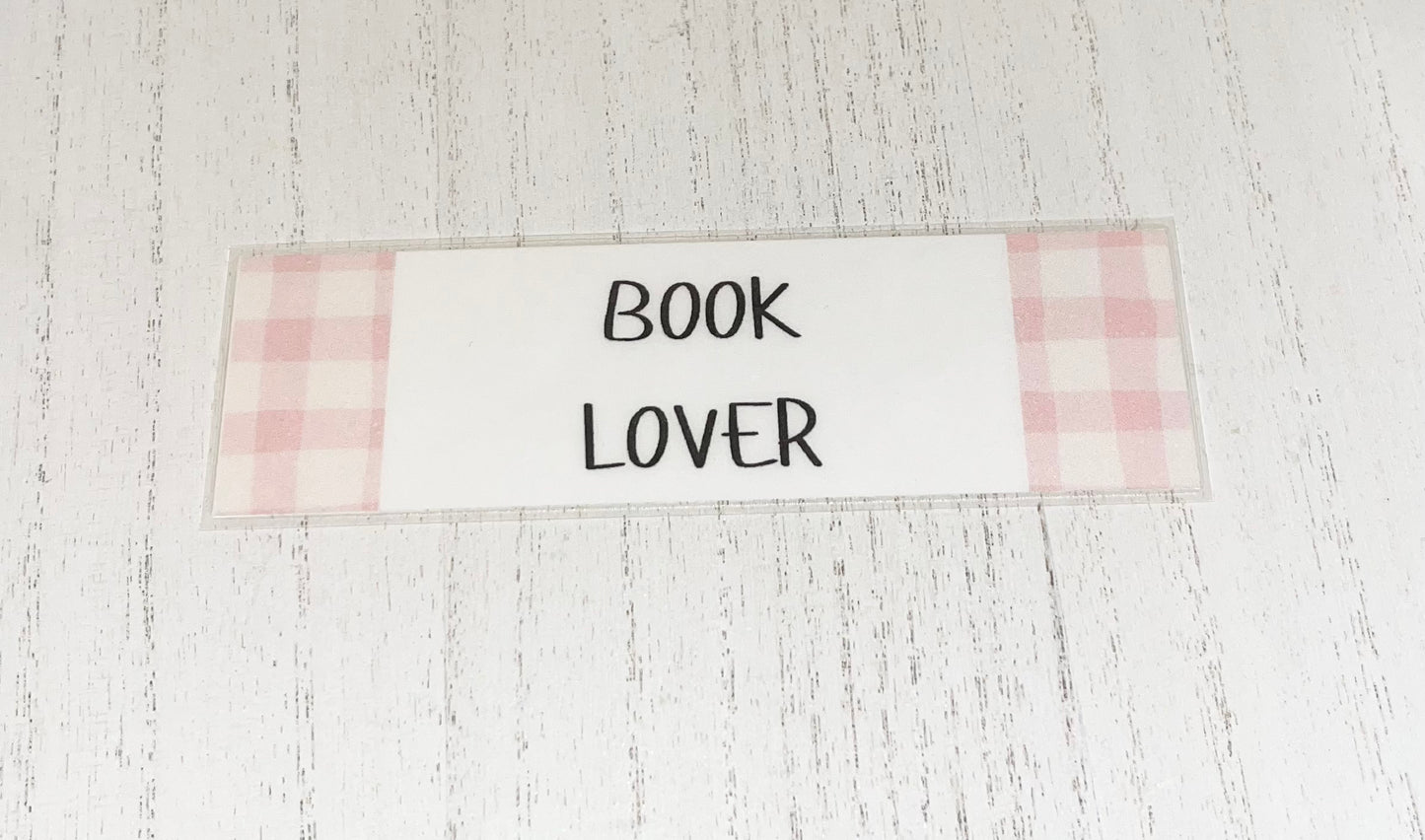 Pink Book Lover | Bookmark