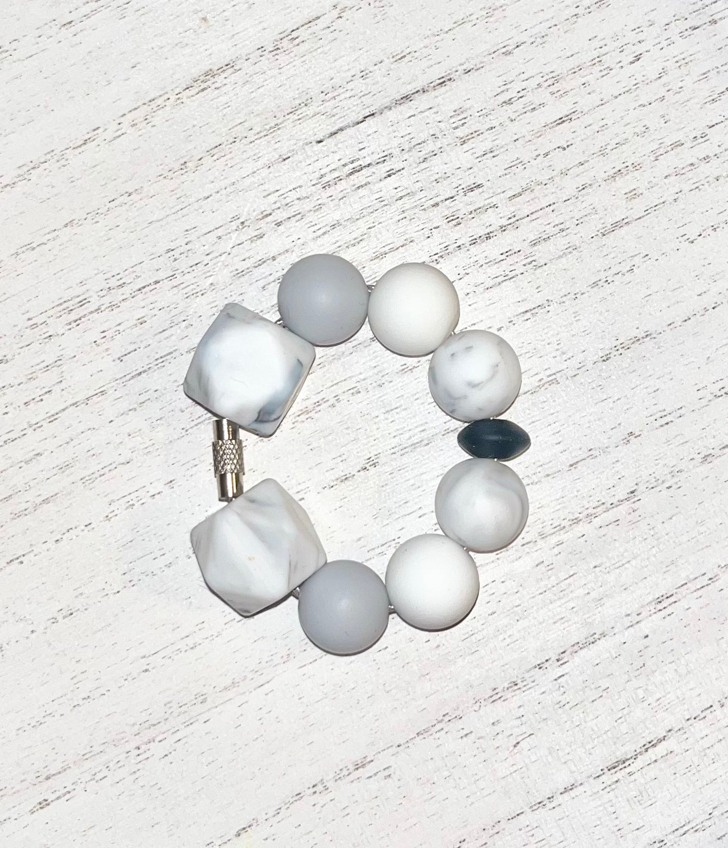 White Marble | Cup Charm