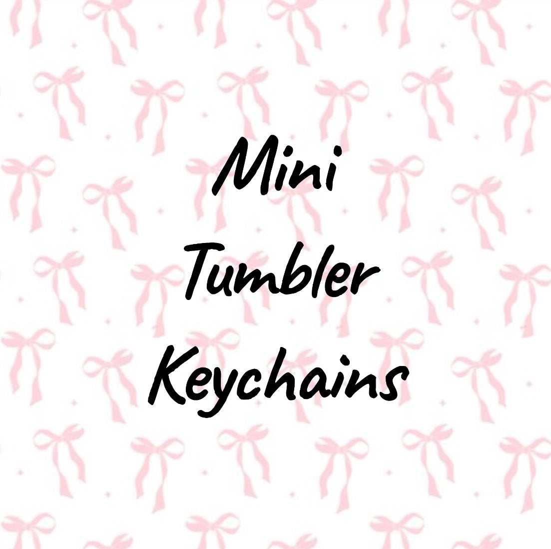 Mini Tumbler Keychains