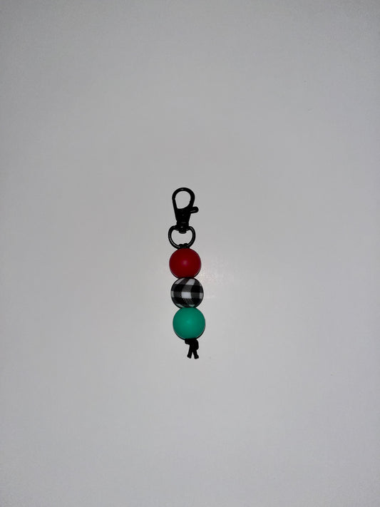 Red, Green, Plaid | Mini Keychain