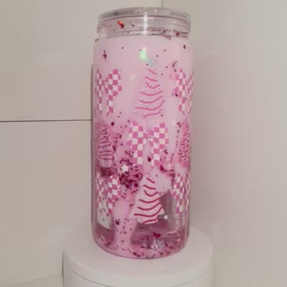 #4540 20oz Pink Bows & Trees (Lava)